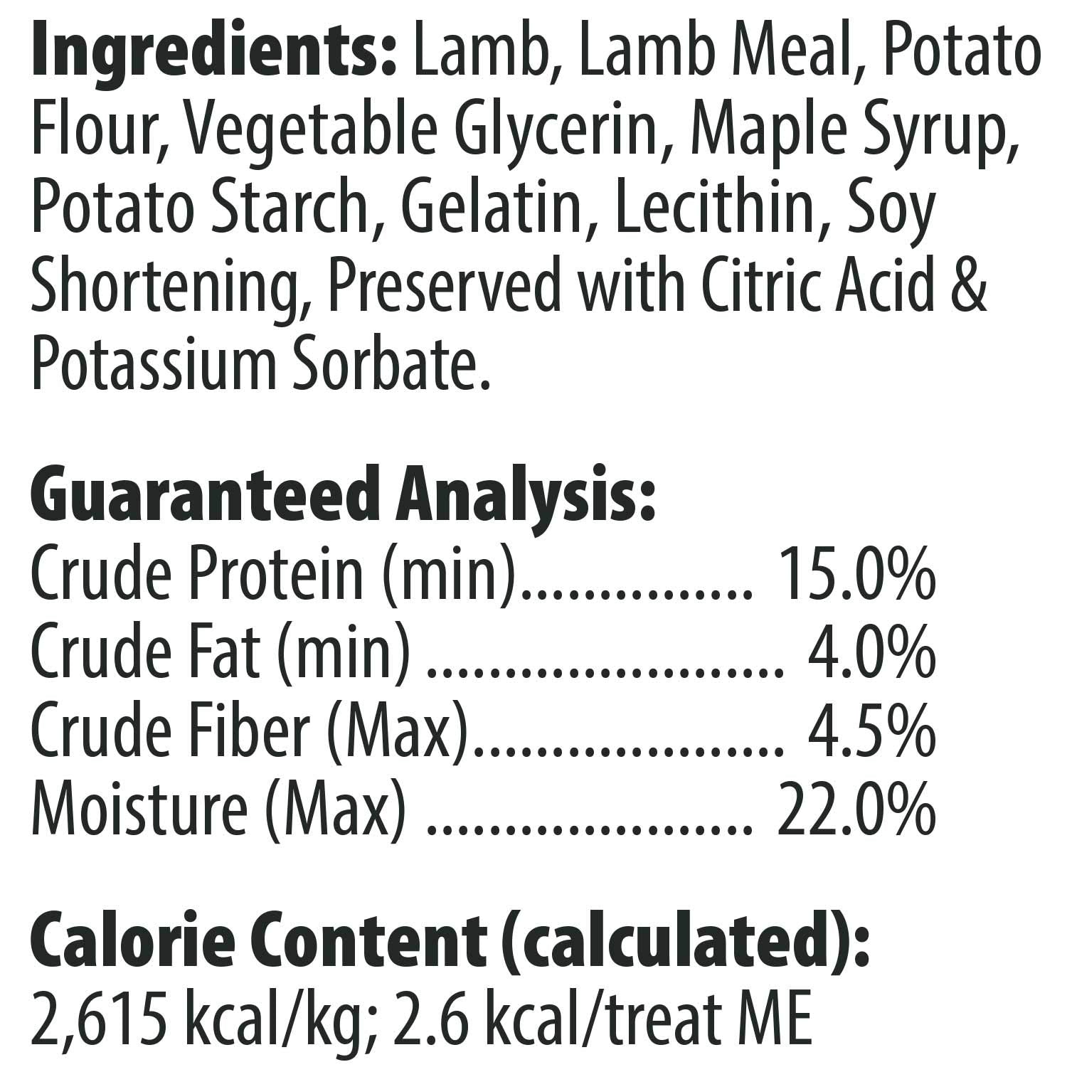 Loving Pets Houndations Lamb Training Treats Dog Treat, 4 Oz/One Size
