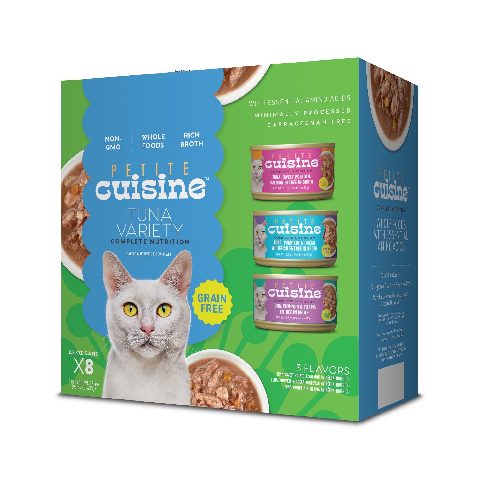 PETITE CUISINE Wholefoods Variety Pack Tuna, 2.8 oz. (8 Count)