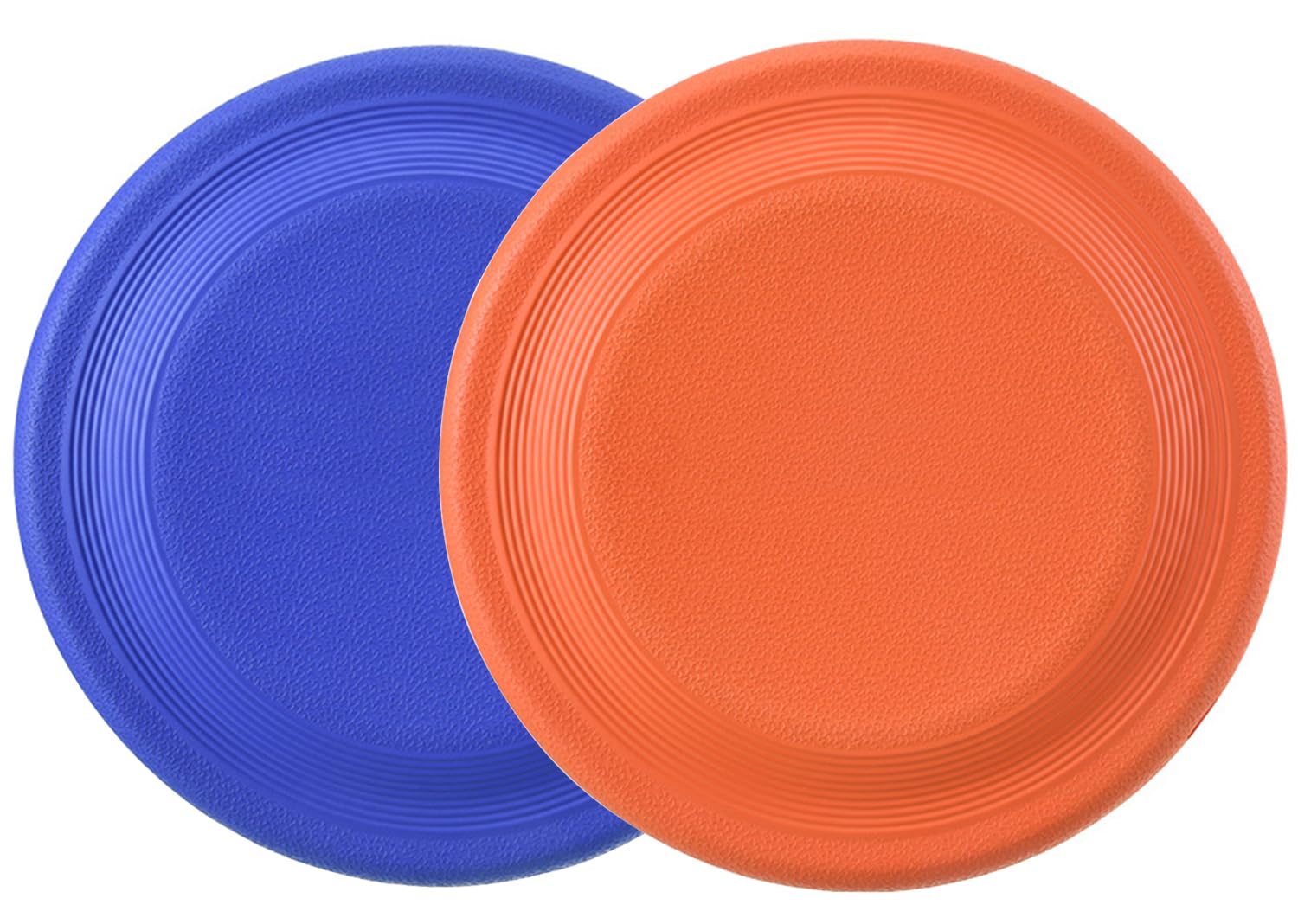 Xigou Dog Flying Disc (2 Pack) - Durable Rubber Flying Disc Dog Toy - 9.25'' Indestructible Rubber Dog Flying Disc - Puncture Re