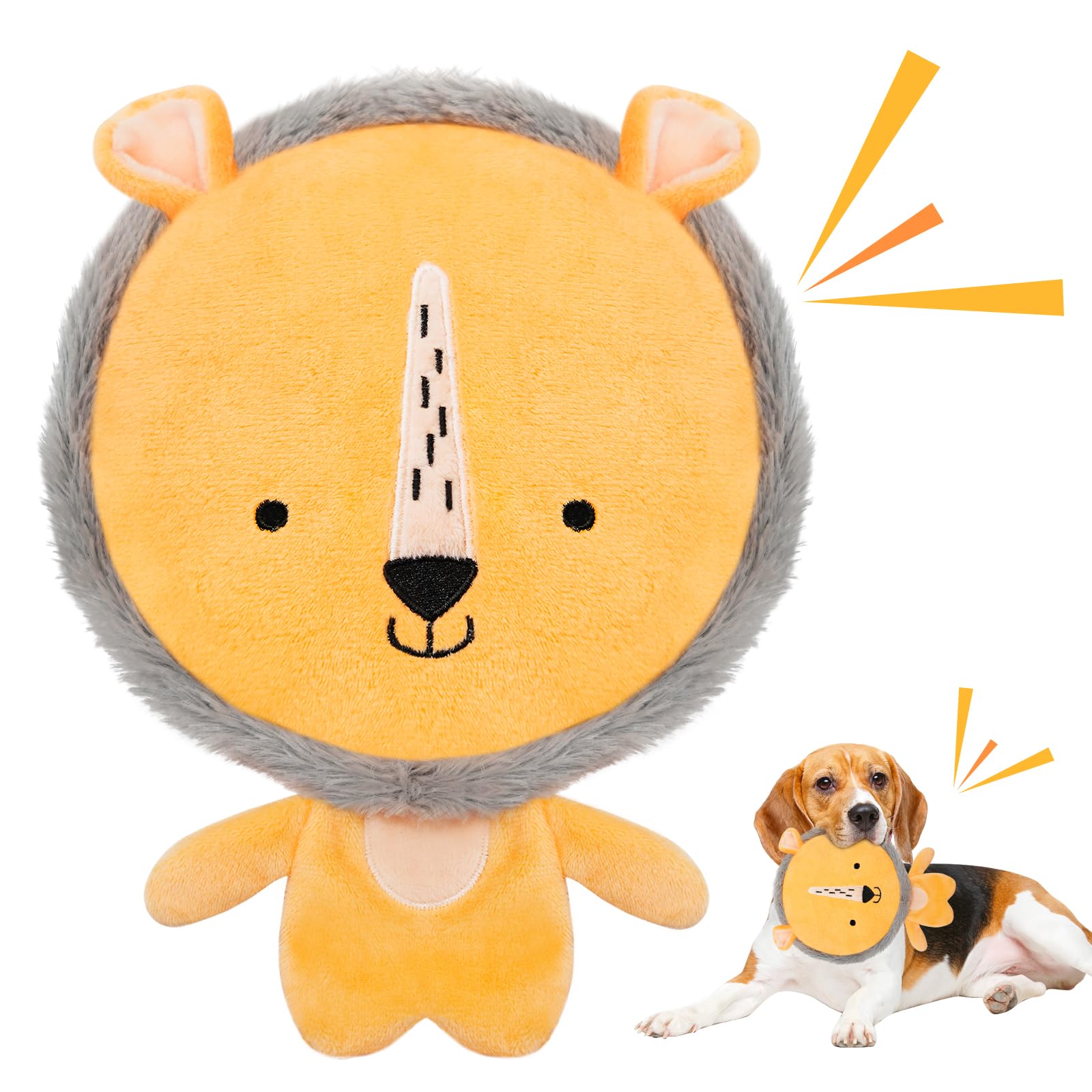 Lepawit Dog Toys With Super Loud Squeaker & Crinkle Paper, Interactive Squeaky Dog Toys For Small And Medium Dogs