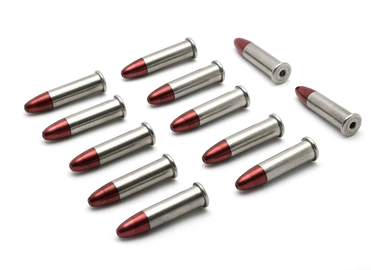 Steelworx 22 Lr Steel Snap Caps Dummy Rounds (12Redtip)