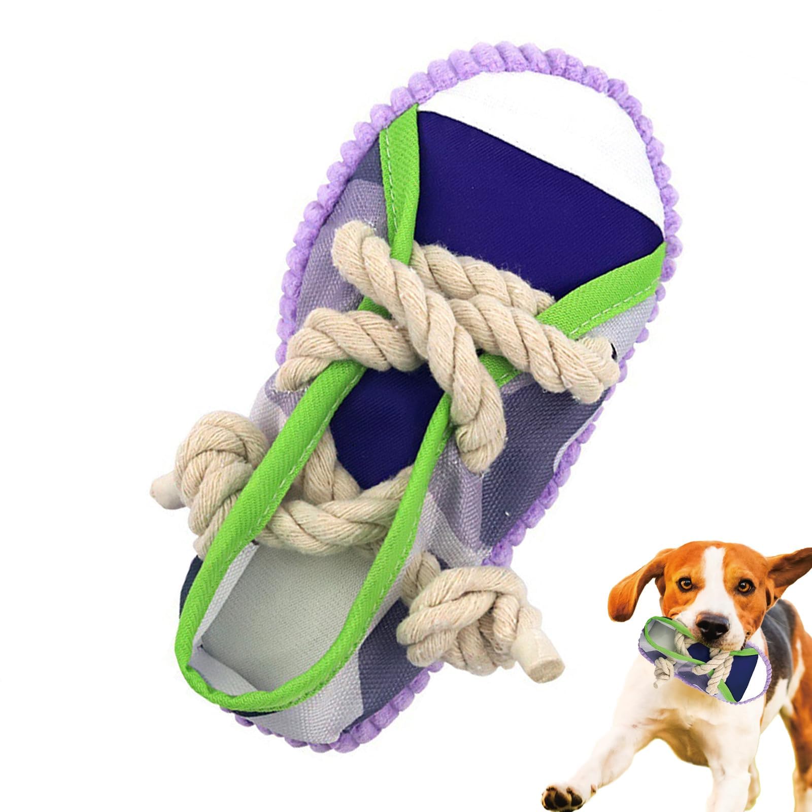 Pmeixcy Dog Toy, Puppy Chew Toys With Rope For Small Dogs, Dog Chew Toy For Small Dogs & Puppies, Squeaky Shoe Design, Interacti