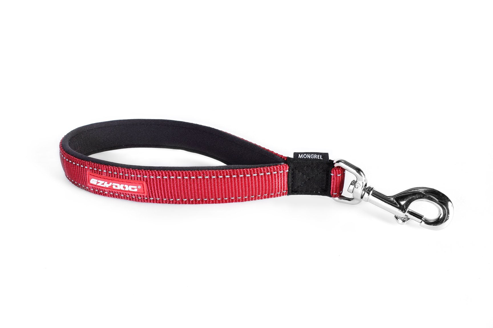 EzyDog Neo Mongrel Short Dog Leash for Large Dogs - Reflective Stitching for Nighttime Safety with a Heavy Duty Snap Hook for Co