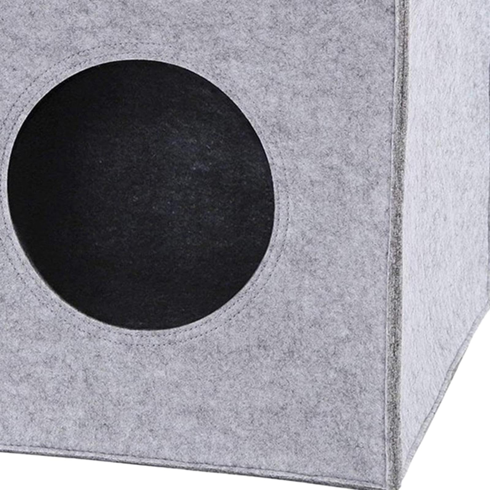 APIRILY Cat Hideaway Autumn Winter Sleeping Cat House for Pomeranian Dog Kitten Gray | Pet Supplies | Cat Supplies | Beds