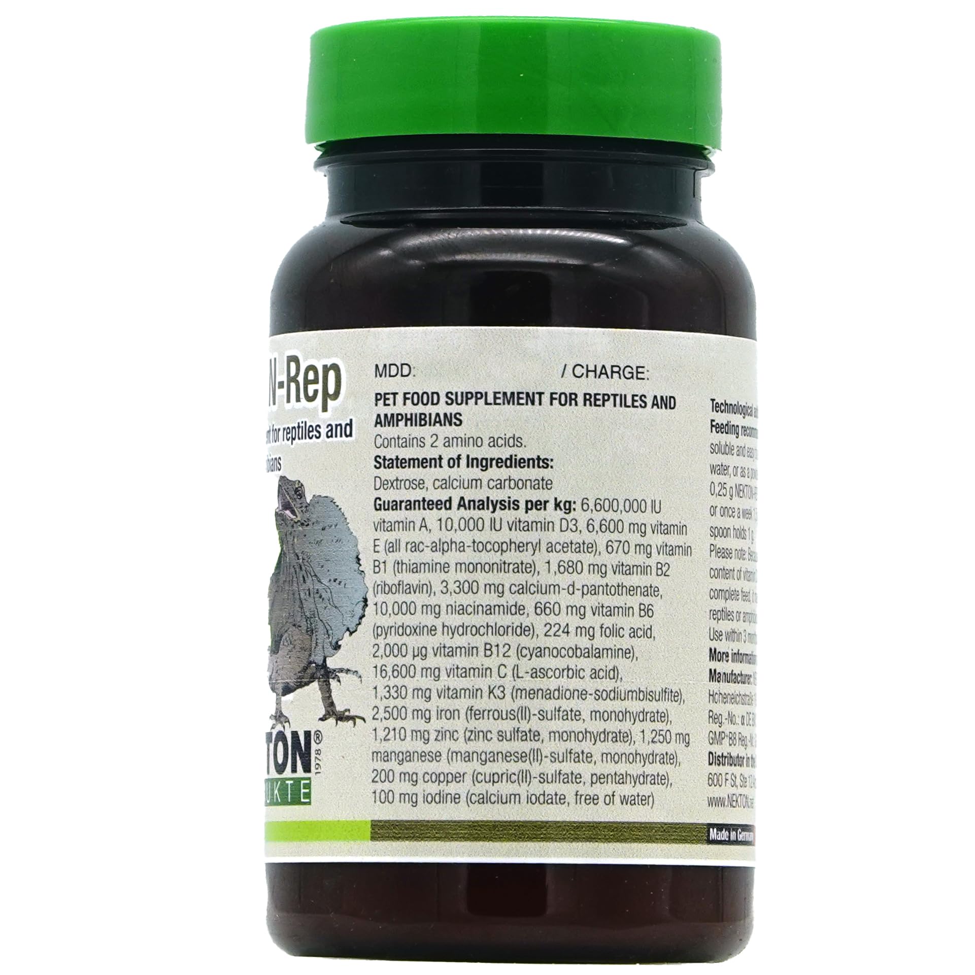 Nekton-Rep Vitamin Mineral Supplement for Reptiles and amphibians, 75gm