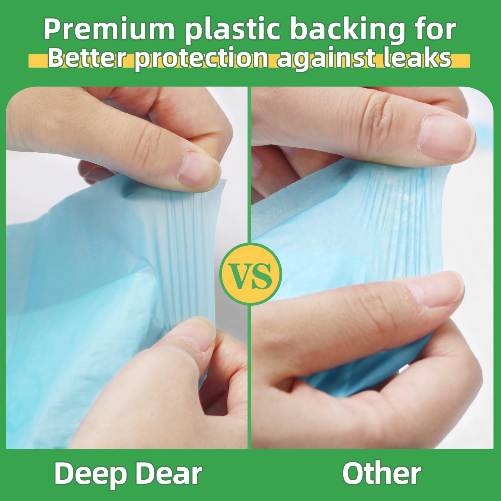 Deep Dear Dog Pee Pads Extra Large 30''X36'', 40-Count Puppy Pads Xxl, Leak-Proof X-Large Pee Pads For Dogs, Super Absorbent Dog