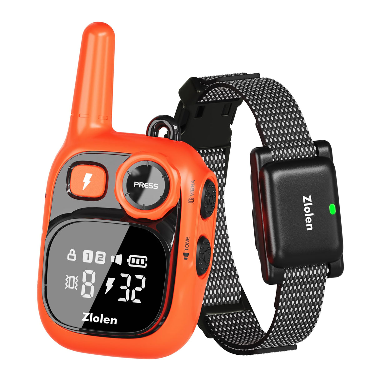 Zlolen Dog Shock Collar With Remote - 4000Ft Dog Training Collar For Small Medium Large 5-120Lbs, Rechargeable E Collar With 3 A