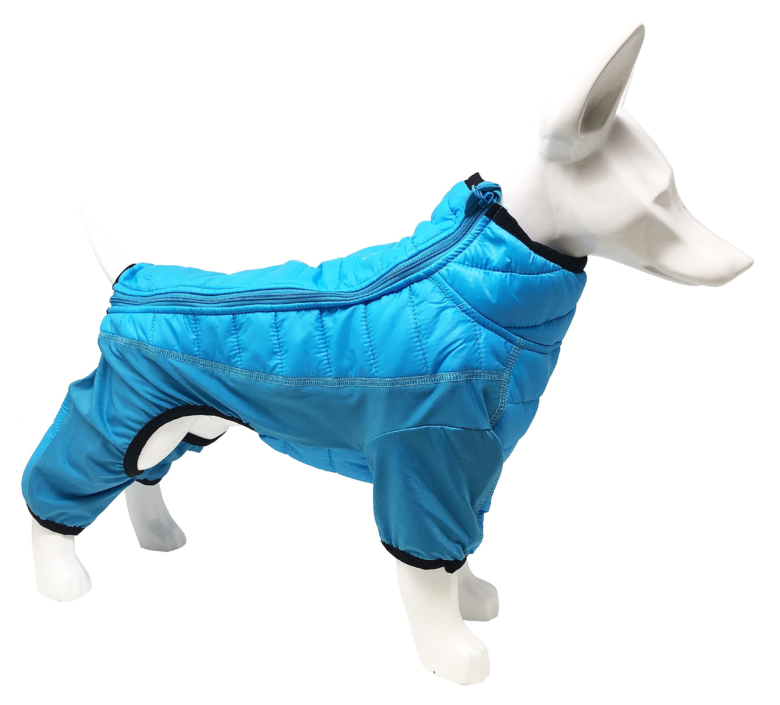 Pet Life Aura-Vent Lightweight 4-Season Stretch And Quick-Dry Full Body Dog Jacket, Xs, Blue