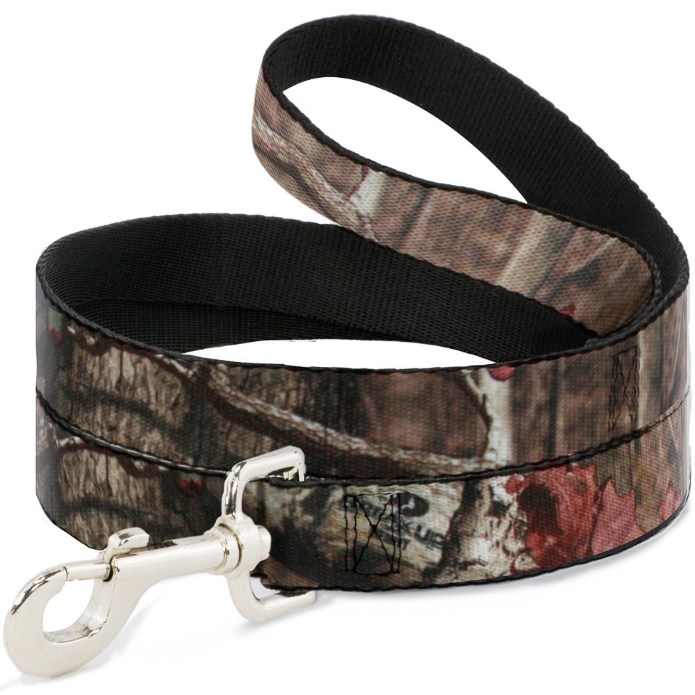 Buckle-Down Dog Leash Mossy Oak Break Up Infinity 6 Feet Long 1.5 Inch Wide