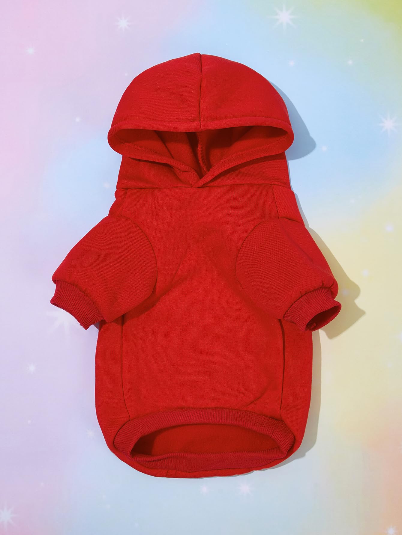 Qwinee Cartoon Bear Print Dog Hoodie Dog Sweatshirt Cat Shirt Apparel Winter Warm Dog Clothes For Puppy Kitten Cat Small Medium
