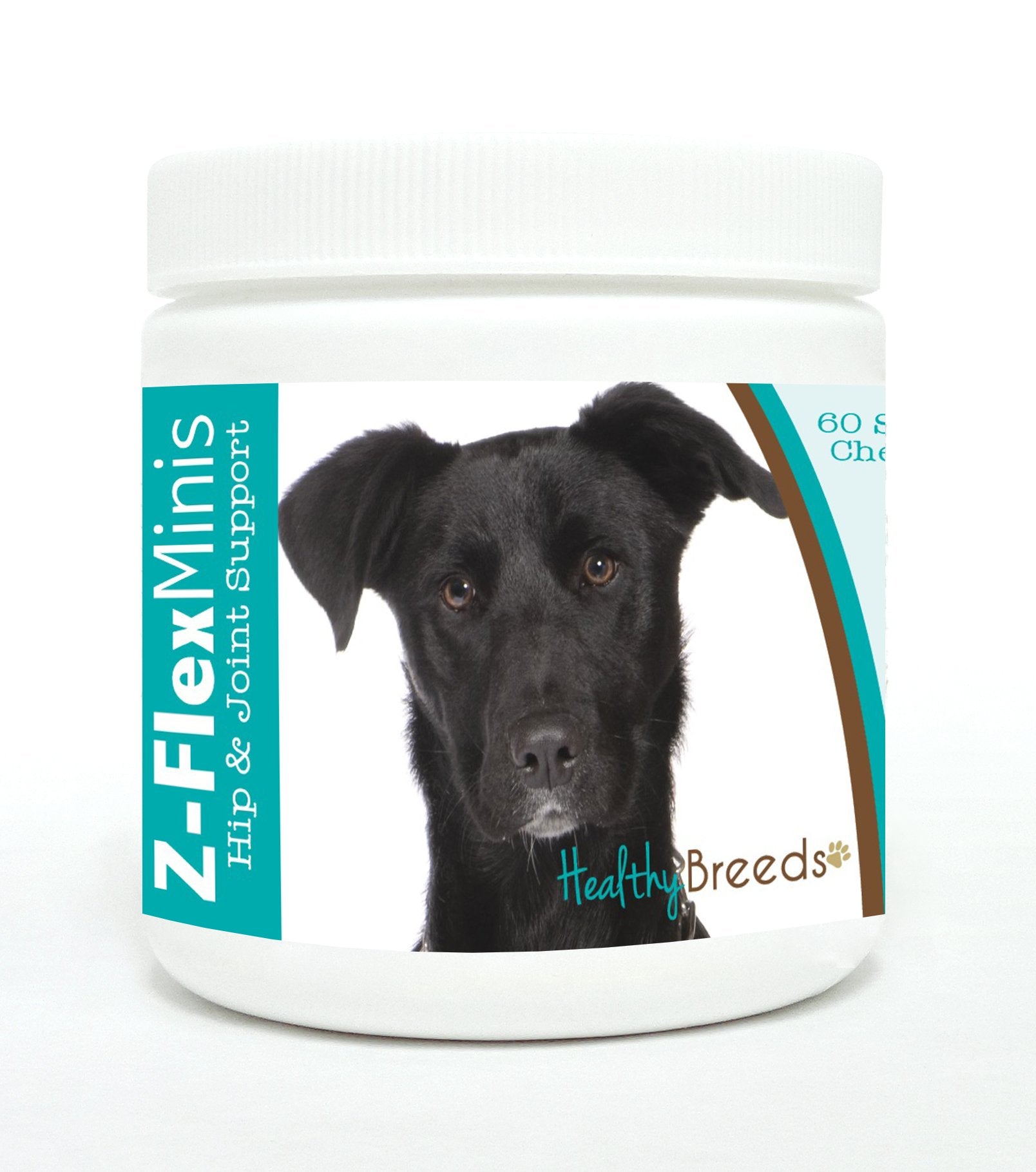 Healthy Breeds Mutt Z-Flex Minis Hip and Joint Support Soft Chews 60 Count