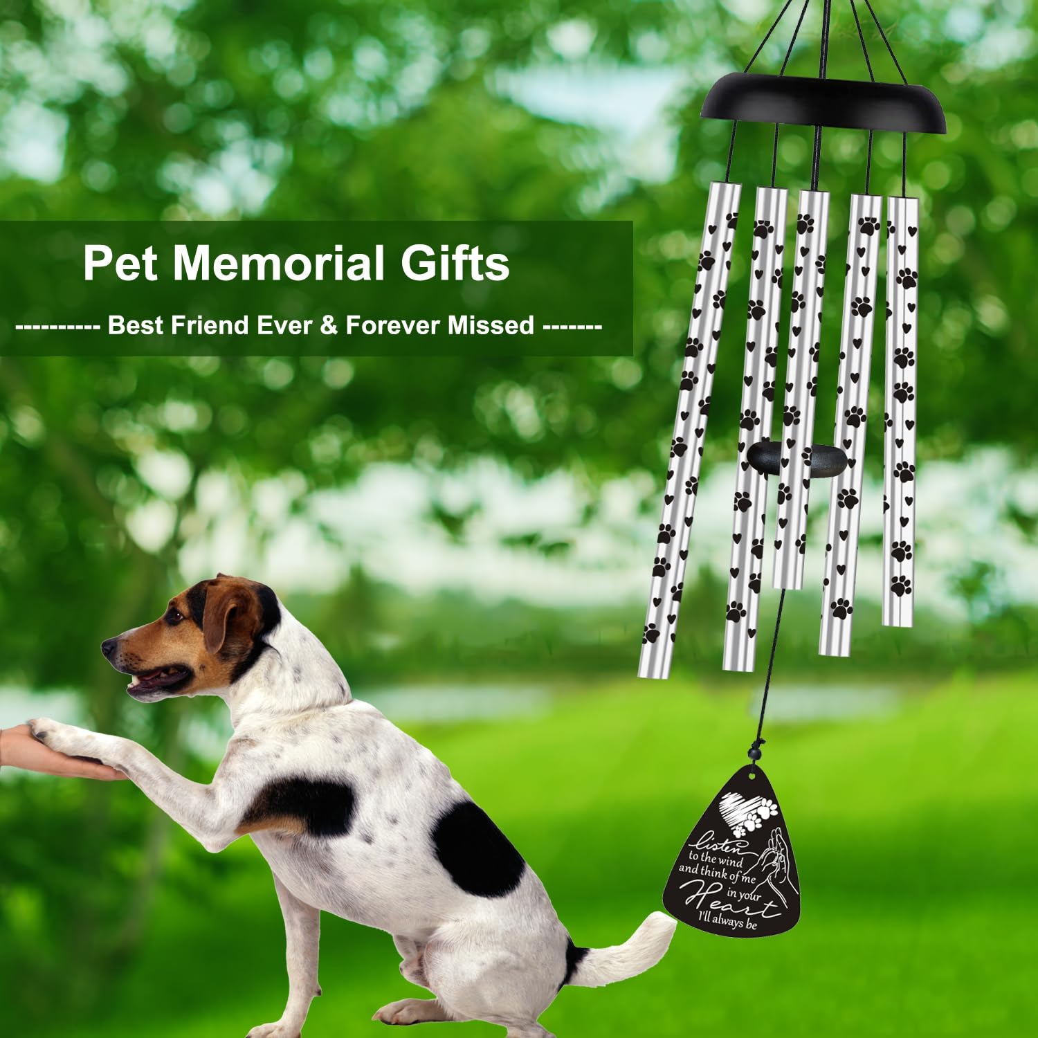 Dog Memorial Gifts For Loss Of Dog Pet Bereavement Sympathy Gift Memorial Gifts For Dogs Wind Chime In Memory Of Dog Remembrance