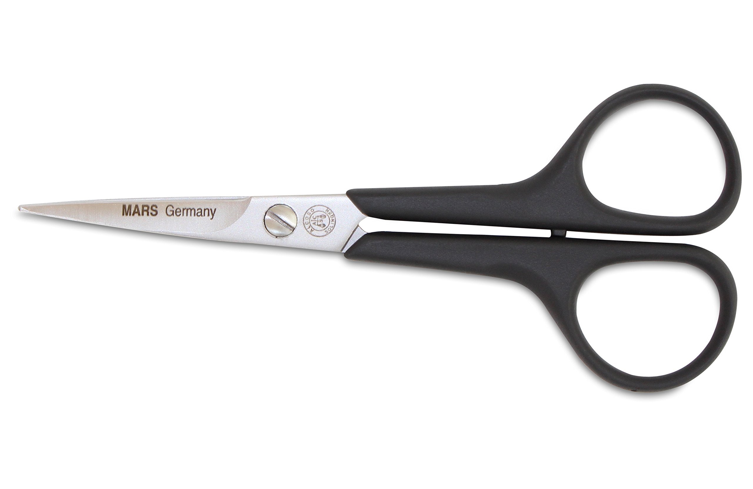 Mars Professional Stainless Steel Hair Grooming Scissors Shears, Nylon Handles, 5'' Length