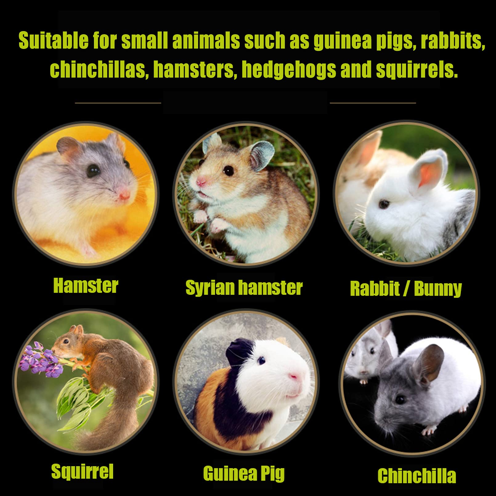 Hamiledyi Bunny Grass Mat Natural Woven Hamster Grass Bed Nest Small Animal Handmade Bedding Hay Mat Chewing Play Toy For Guinea Pig Chinchilla Rabbit Squirrel Hedgehog(6 Pack)