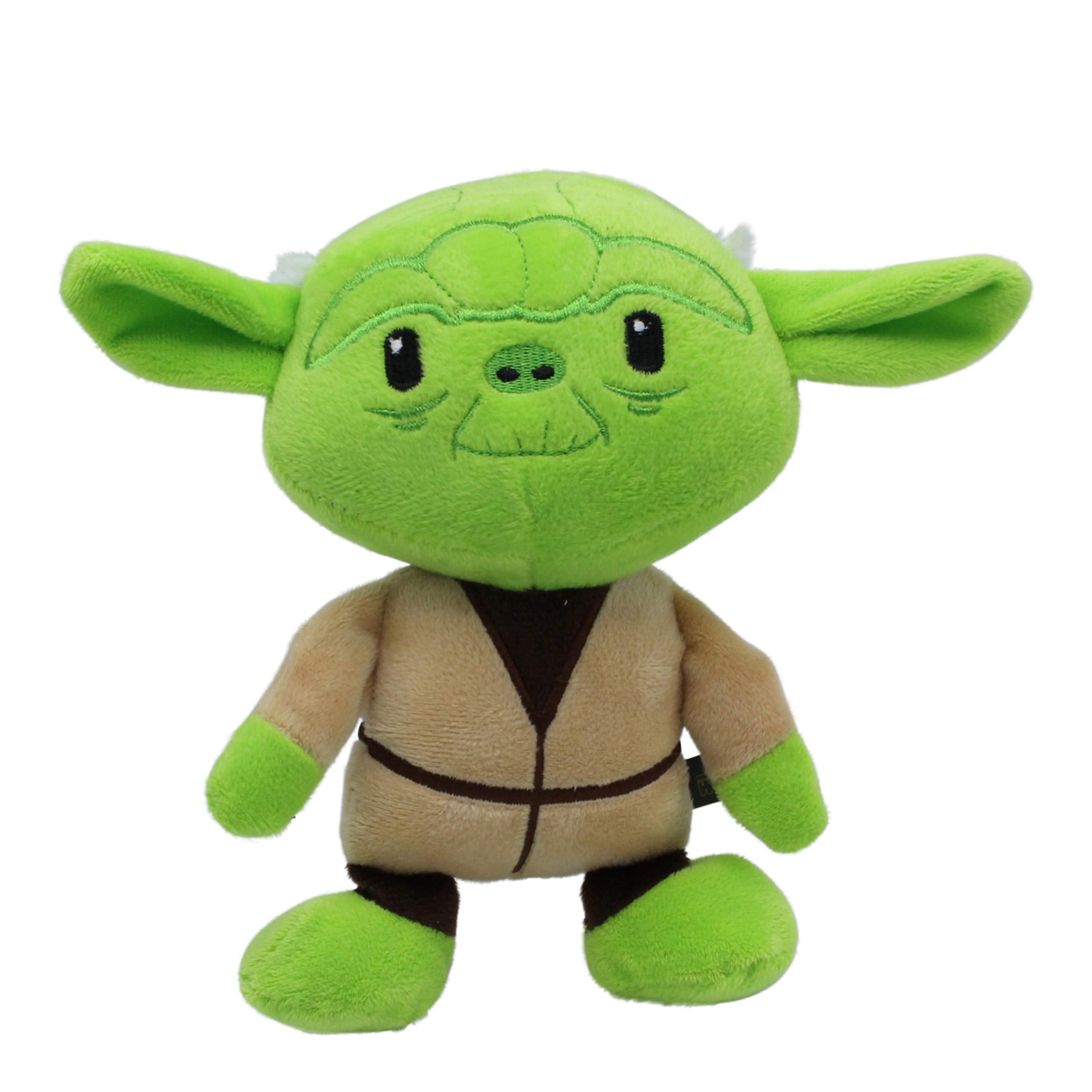 Star Wars for Pets Plush Yoda Figure Dog Toy | Soft Star Wars Squeaky Dog Toys | Medium | Star Wars Plush, Pet Dog Plush Toy, Yo