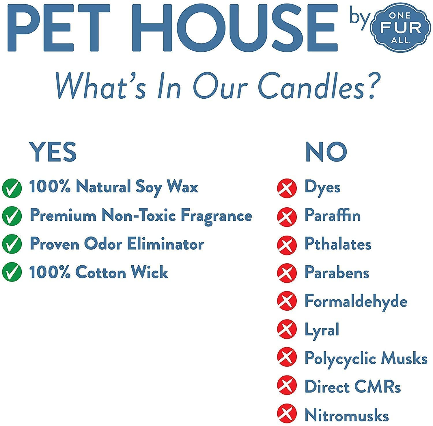 One Fur All Pet House Mini Candle Set, Pack Of 3 - Pet Odor Eliminator Candle, Burn Time - 10-12 Hours Pet Candle, Non-Toxic, Allergen-Free & Ideal For Smaller Spaces (3 Pack, Snow Cone)