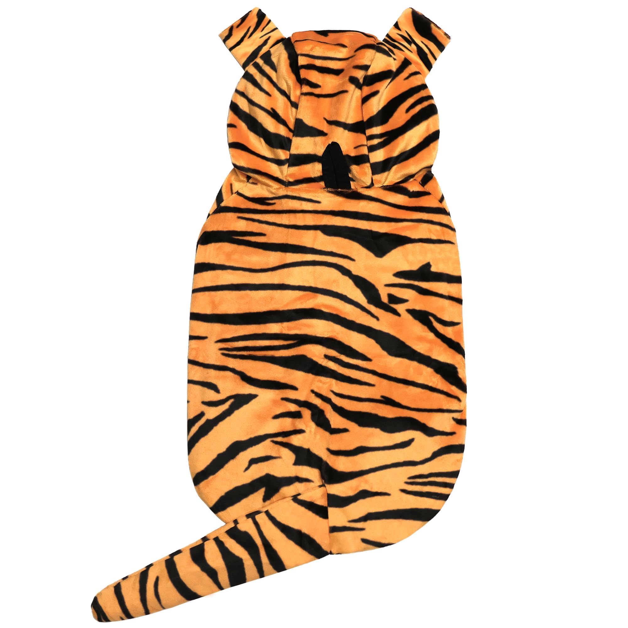 Delifur Dog Tiger Costume - Dog Funny Hooded Halloween Cosplay Funny Costume For Small Medium Dogs Pet Special Events Photo Prop