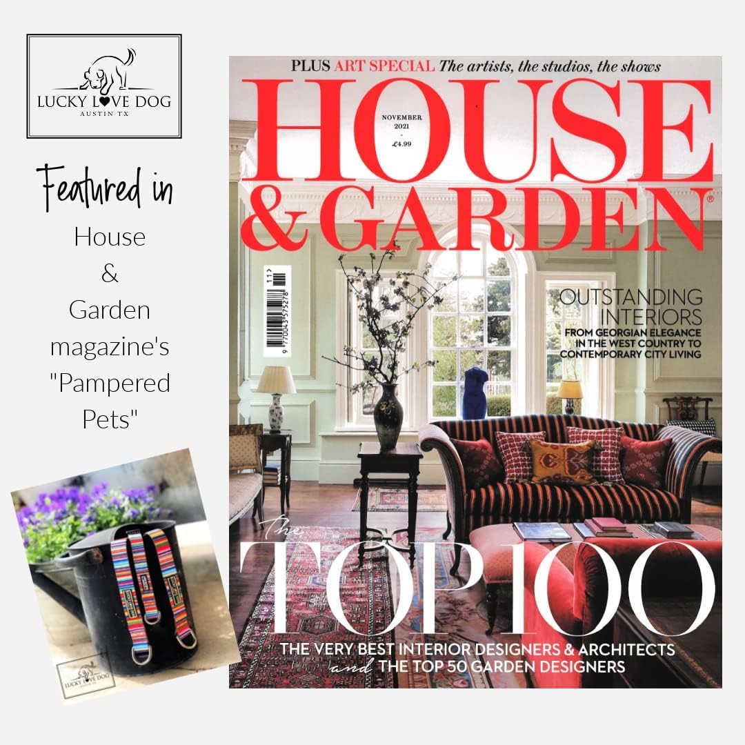 Lucky Love Dog Martingale Collar And Leash Set, Premium No Slip Collar And Leash Set, Floral Vivid Pattern Martingale Collar, Gr