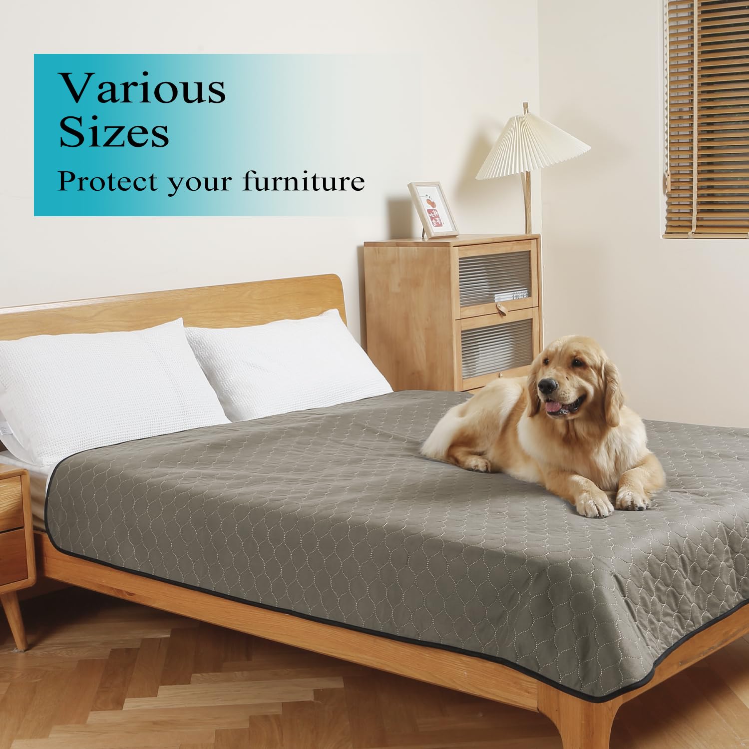 Bunlitent Washable Pee Pads For Dogs 72'' X 72'', 2 Pack, Reusable Puppy Pads, Dog Training Pads With Quick Dry, Large Anti-Slip