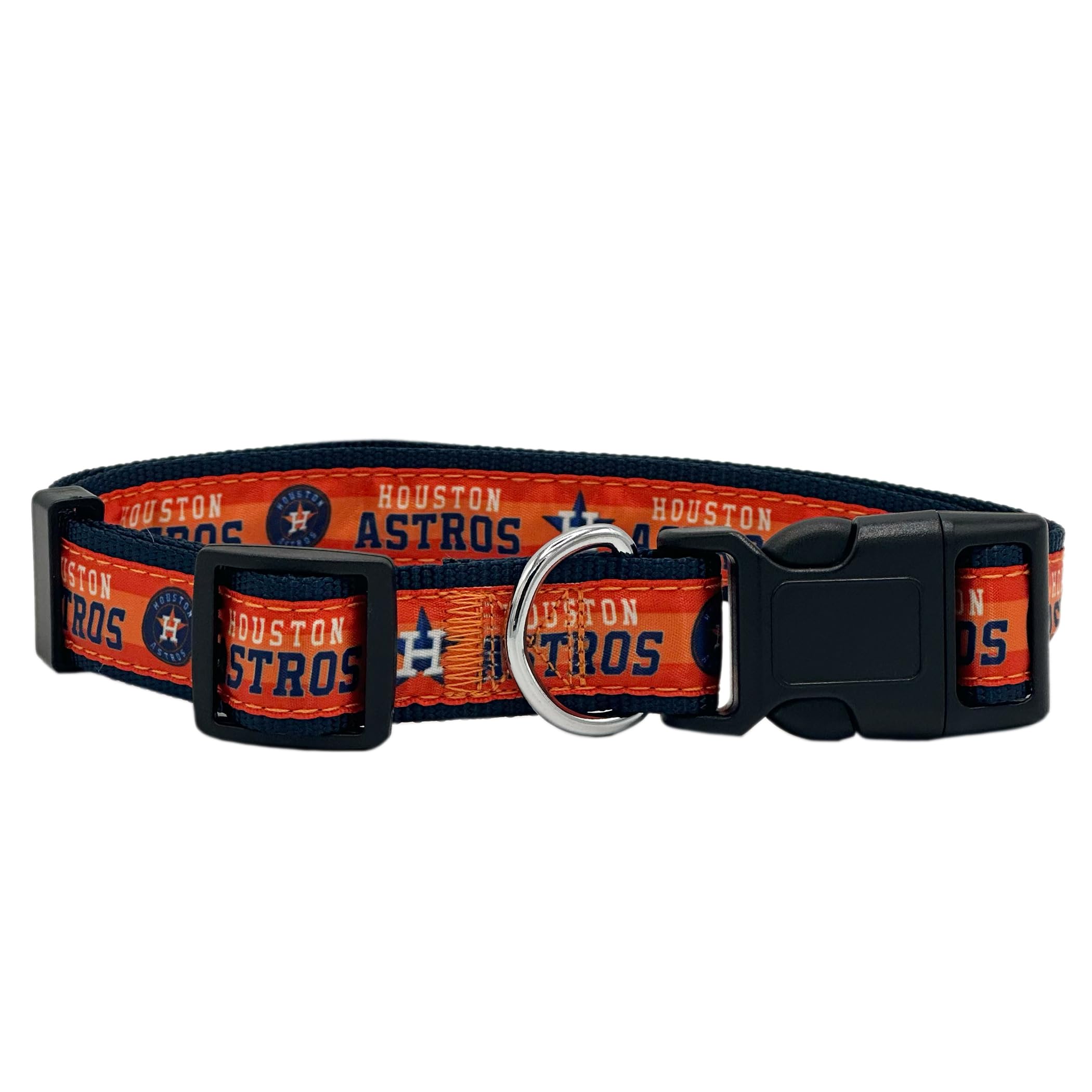 Mlb Houston Astros Dog Collar, Medium