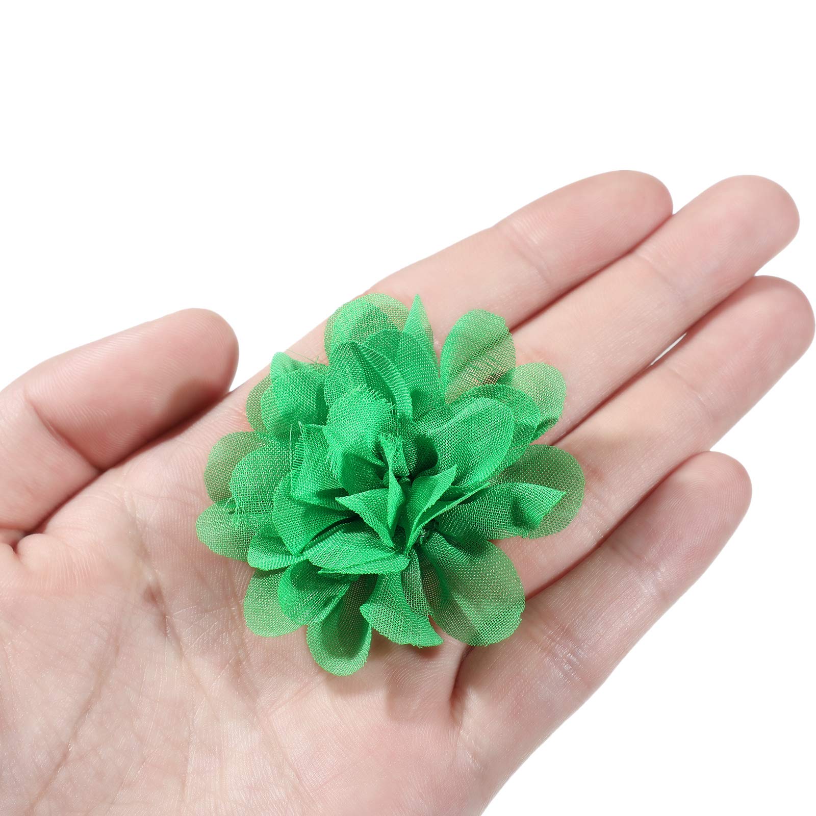 Willbond 30 Pieces Dog Collar Flowers Bulk Pet Flower Bow Ties Multi-Color Dog Charms Flower For Cat Puppy Collar Grooming Accessories 30 Colors(5 Cm)
