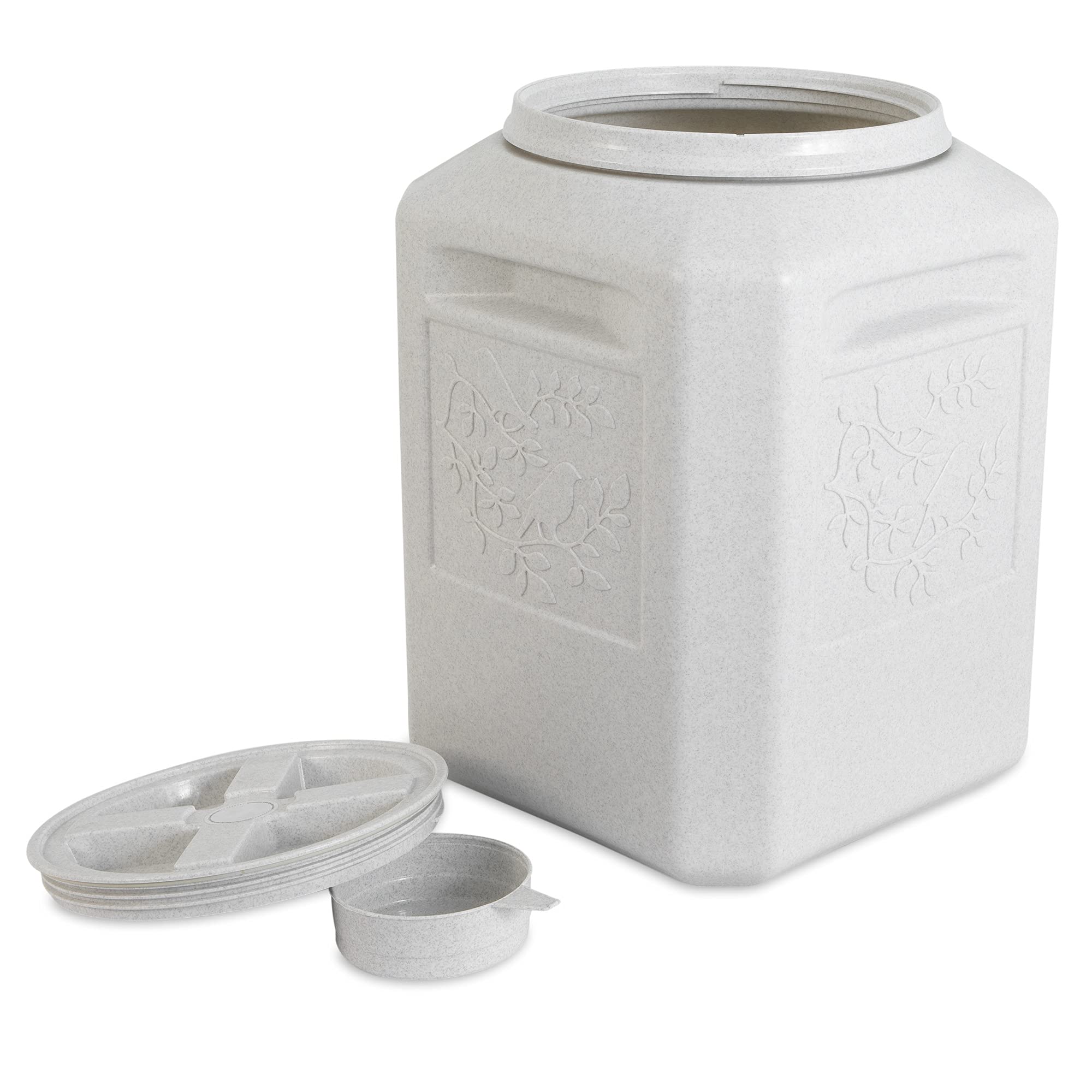 Gamma2 Vittles Vault Bird Seed Storage Container, Up to 35 Pounds Dry Pet Food Storage