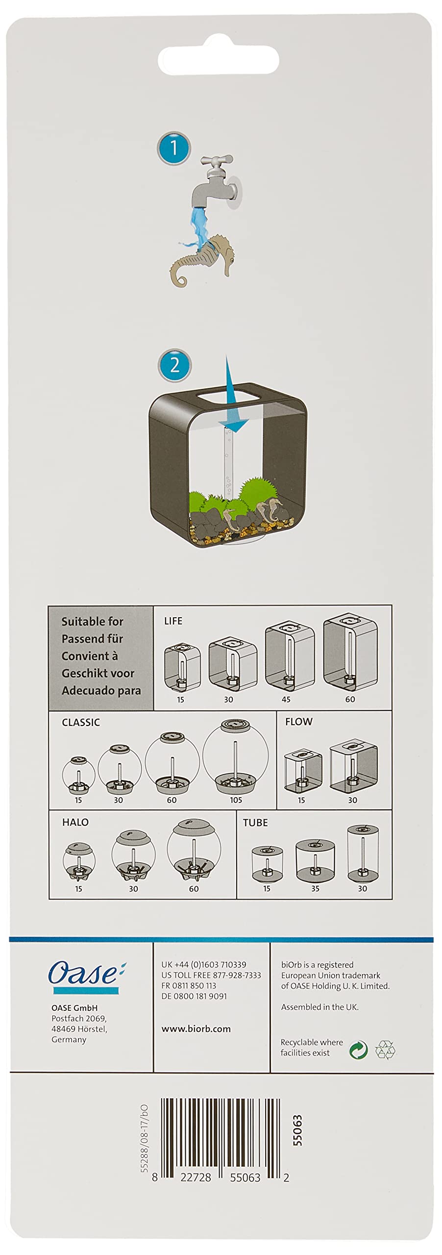 Biorb Seahorse Set Of 3, Durable Seahorse Replicas, Beige, Aquarium Decorations