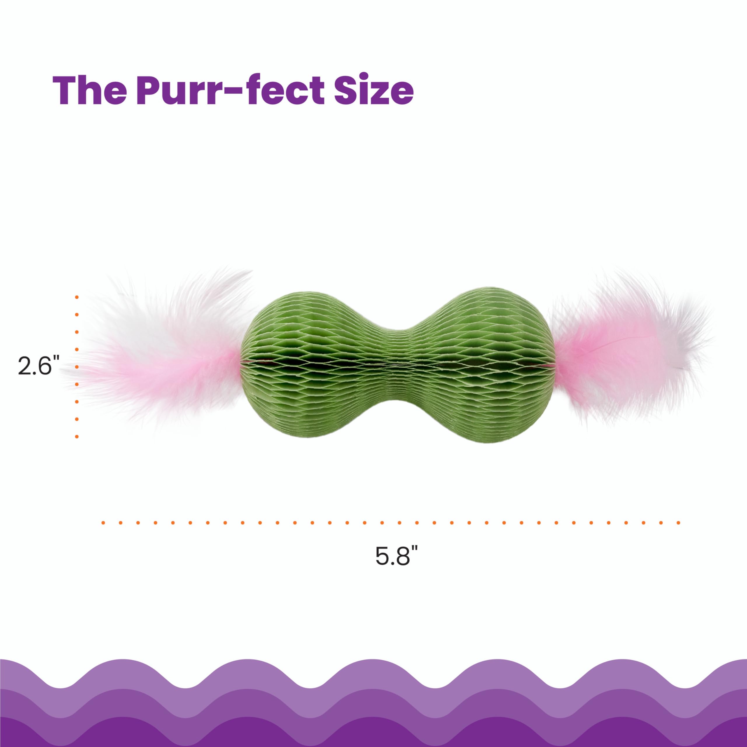 Catstages Honeycomb Hide-A-Ball Catnip Cat Toy