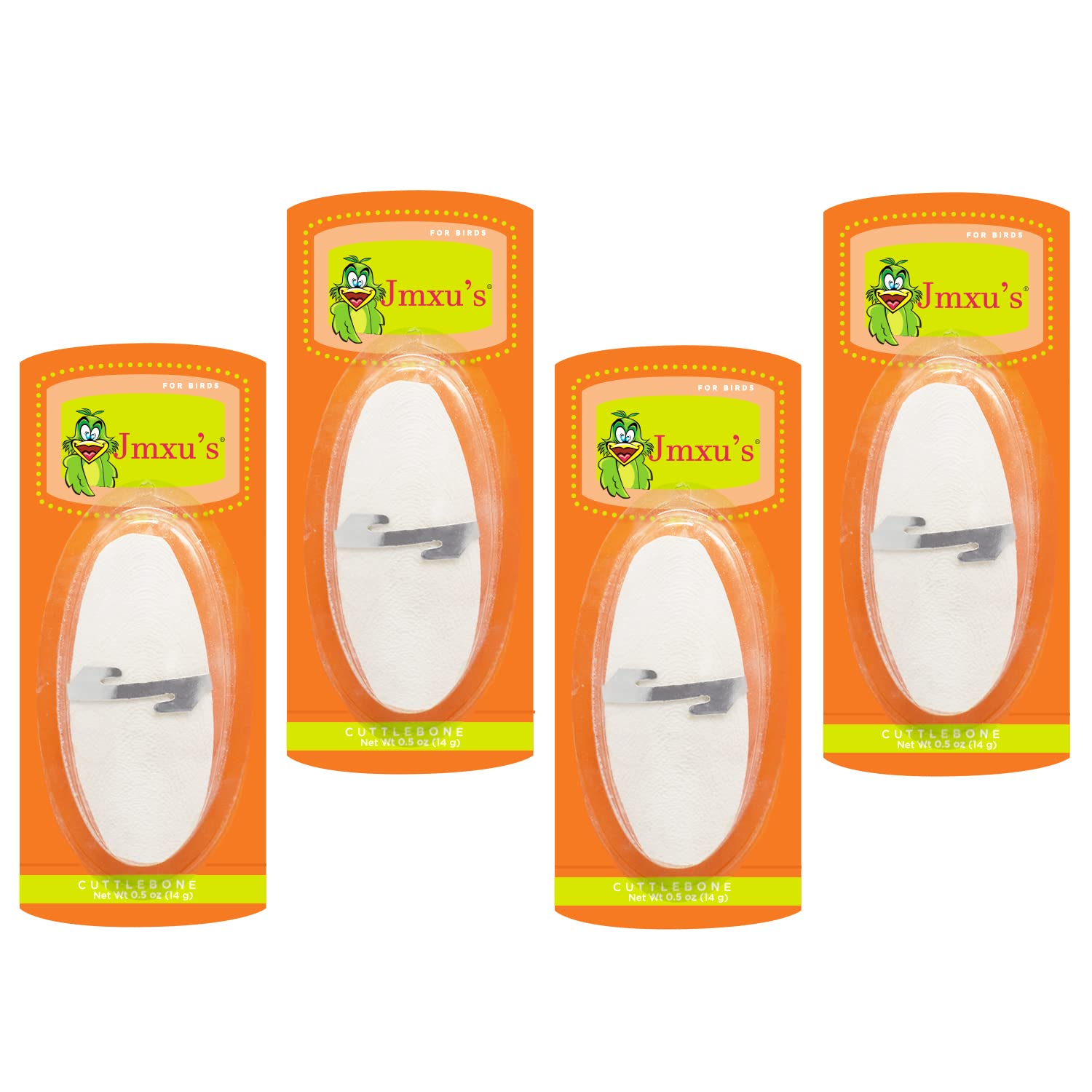 Jmxus Cuttlebone for Birds, Natural Bird Calcium for Parakeet Cuddle Bone for Cockatiels Tortoise, 4.5 to 5.5 inch