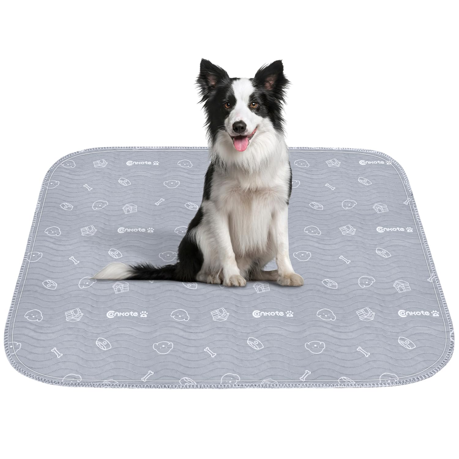 Washable Pee Pads For Dogs 2 Pack , 36''X41'' Super Absorbent Reusable Puppy Pad Non-Slip Dog Playpen Mat Waterproof For Puppy T