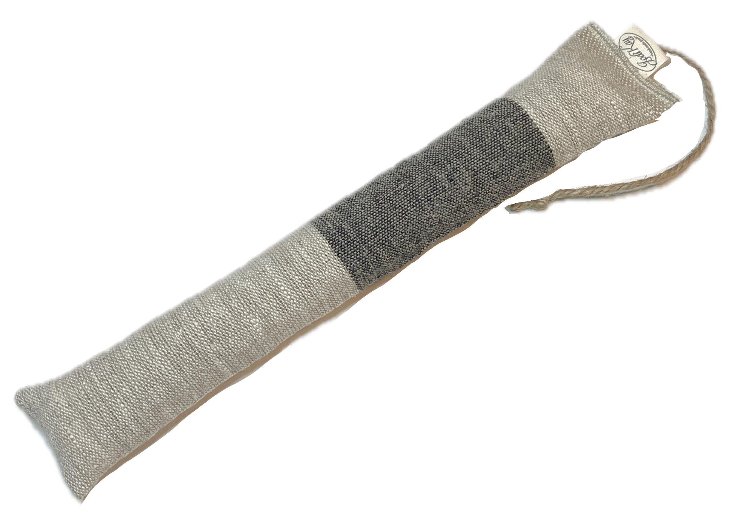 All Natural Kitty Catnip Kicker Handmade Cat Toy (12 Inch, Black Wide Stripe)