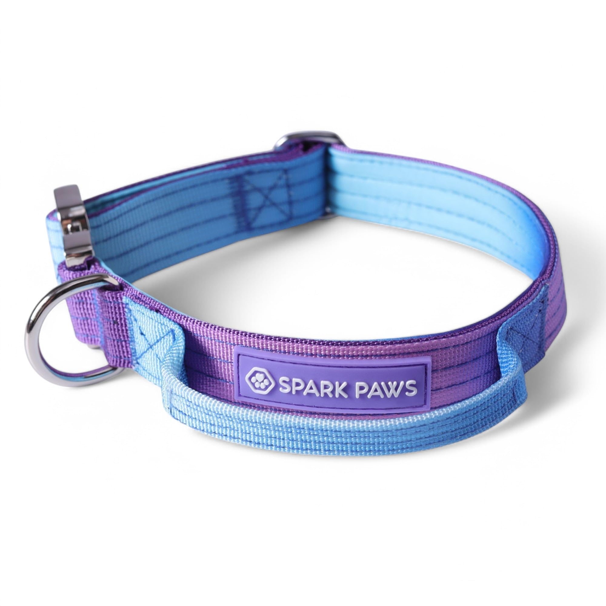 Spark Paws Tactical Dog Collar - Heavy Duty, Premium Quality, Thick And Durable For Large And Medium Dogs - 90'S Retro - Xs - 1'