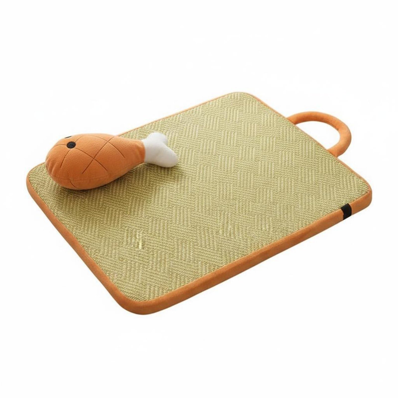 Merishopp Ice Silk Pet Mat Breathable Dog Cooling Mat Removable Washable Pet Cooling Pad for Summer, Hot Weather, M 50x40cm, Bon