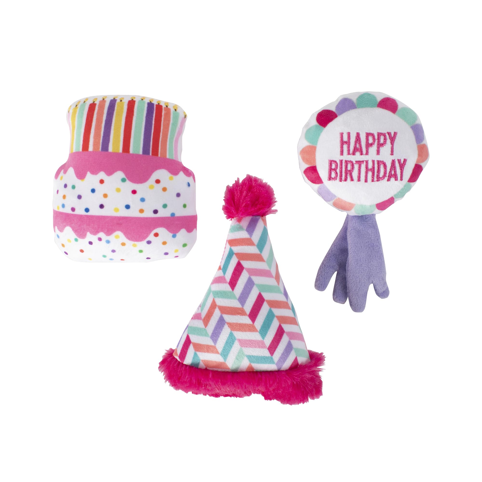 Fringe Studio ''Can I Get A Woof-Woof!, Set Of 3, Small Plush Dog Toy Set, Pet Shop Collection (662056)