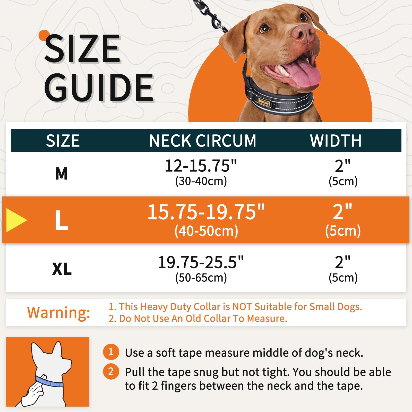 Mayerzon 2 Inch Wide Martingale Collar For Large Medium Dogs, Reflective Walking Training No Pull Collar For Pitbull German Shep