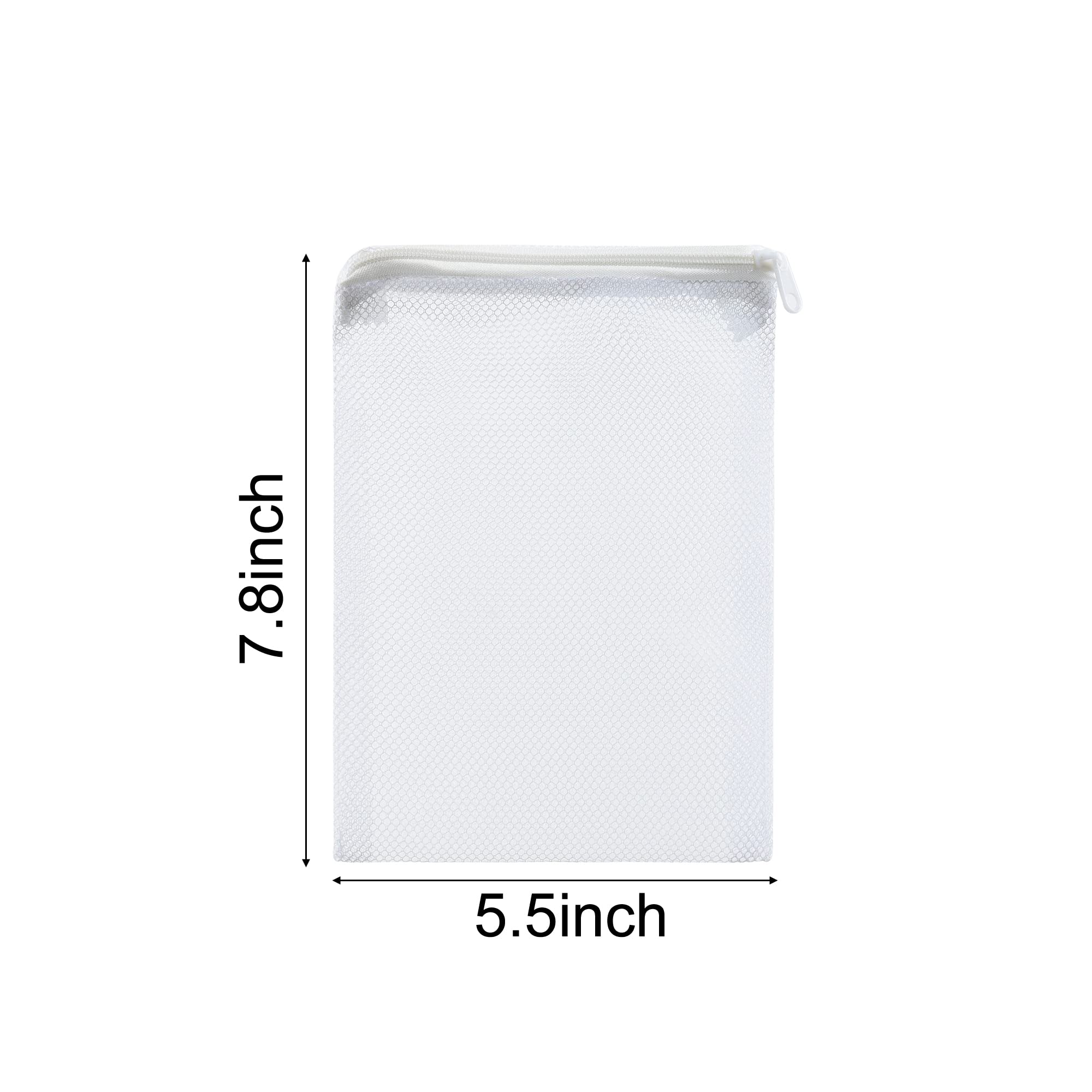 Alegi 10 Pcs Aquarium Filter Media Bags With Zipper, Mesh Reusable Bags For Aquarium Filter Media (7.8' X 5.5')