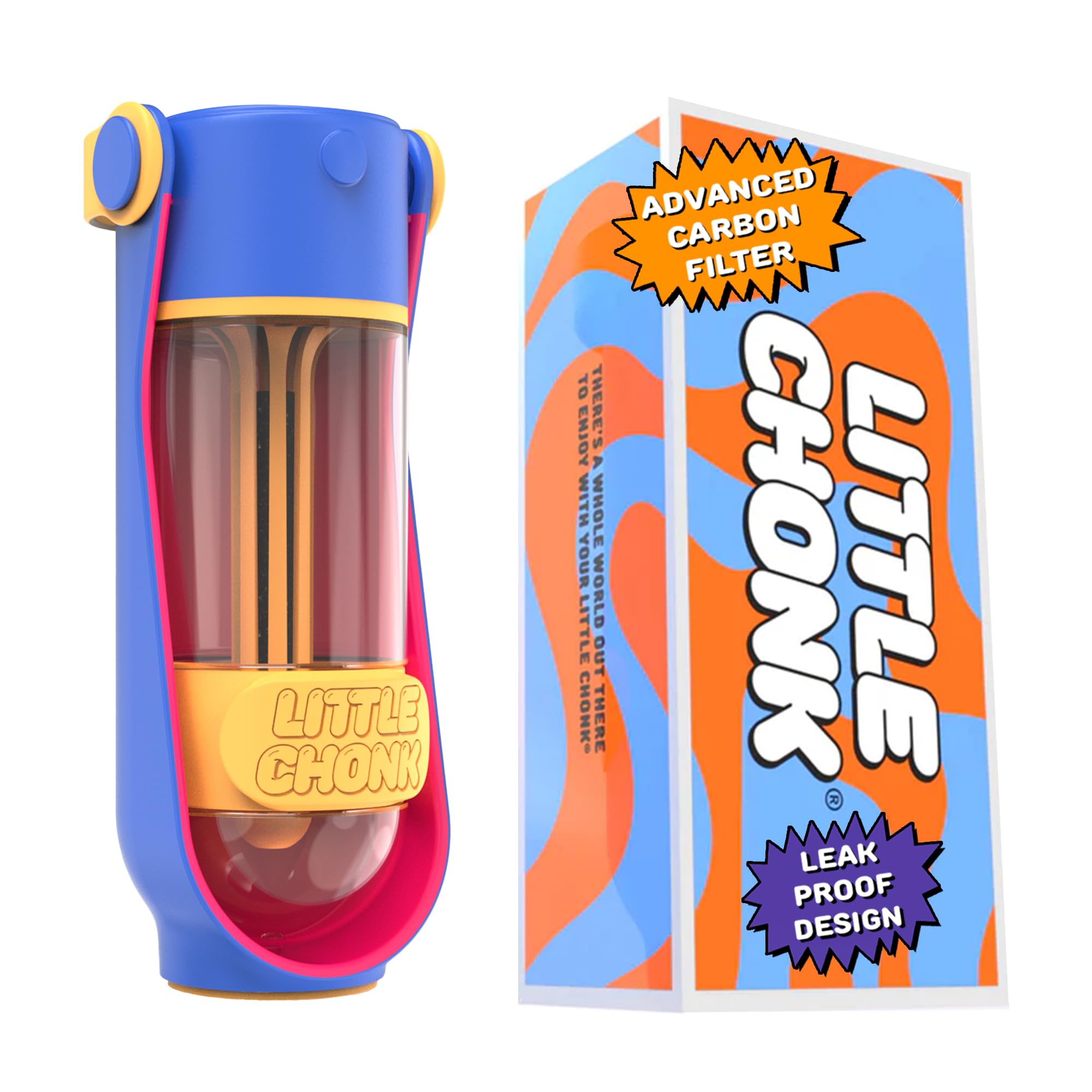 Lil Gulp Dog Water Bottle | Advanced Carbon Filtration For Safe Filtered Water On The Go | Bpa-Free Leak-Proof Portable Dog Trav