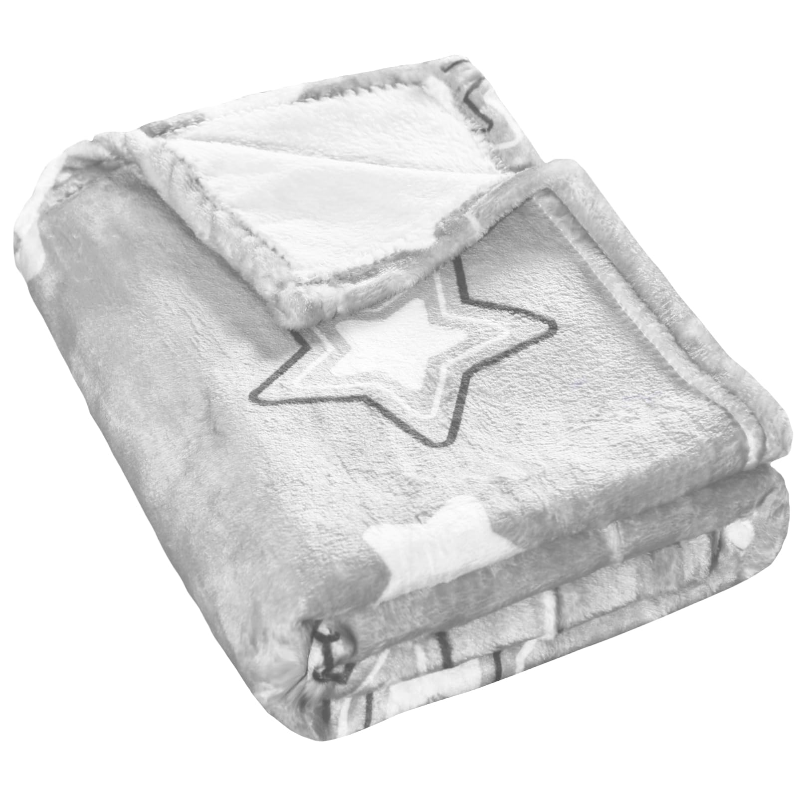 Ahoocustom Dog Blanket,Super Soft Fluffy Premium Fleece Pet Puppy Blanket For Large Medium Dog Cat Mat Cover For Bed Couch,Star 