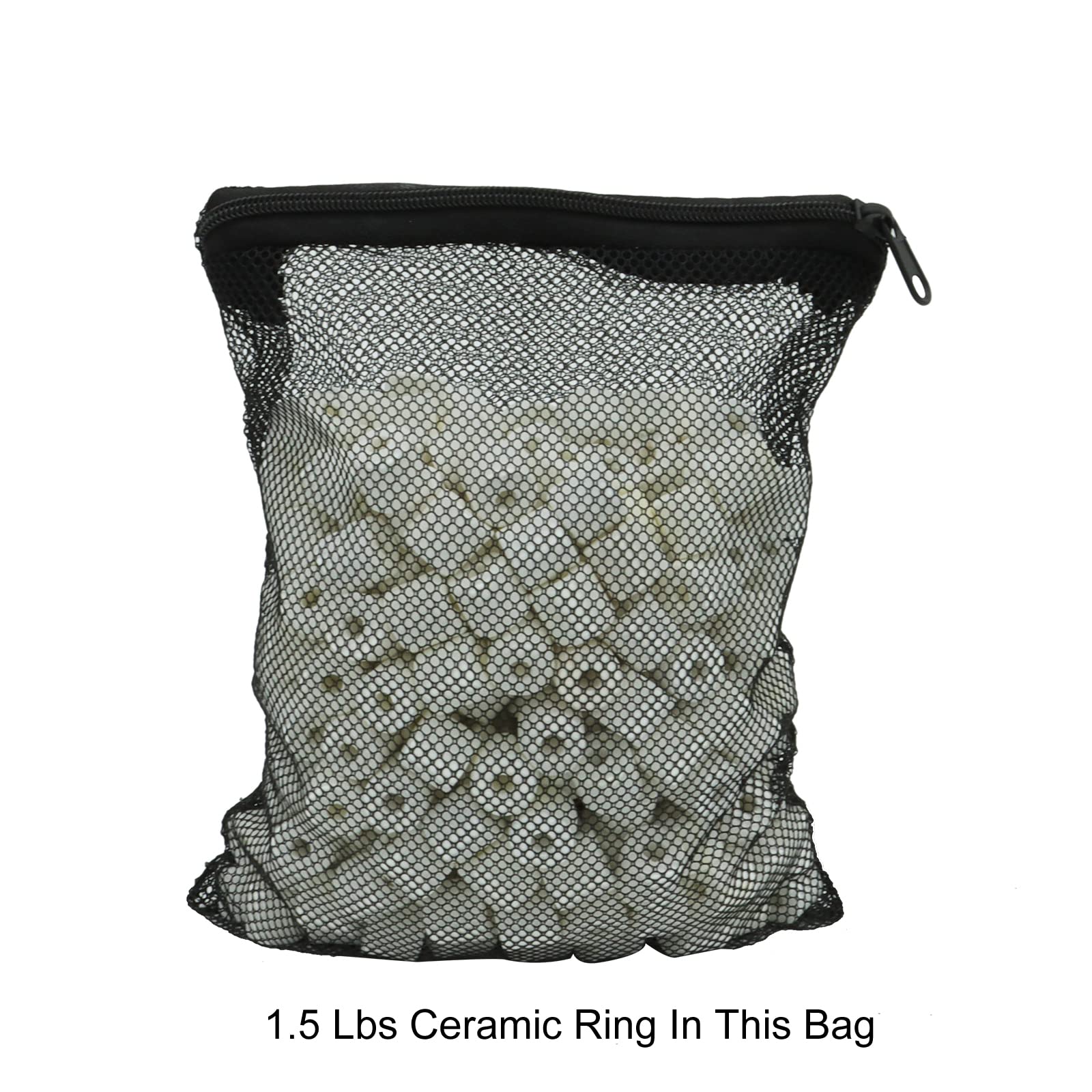 Alegi 10 Pcs Aquarium Filter Media Bags With Zipper, Mesh Reusable Bags For Aquarium Filter Media (7.8' X 5.5')