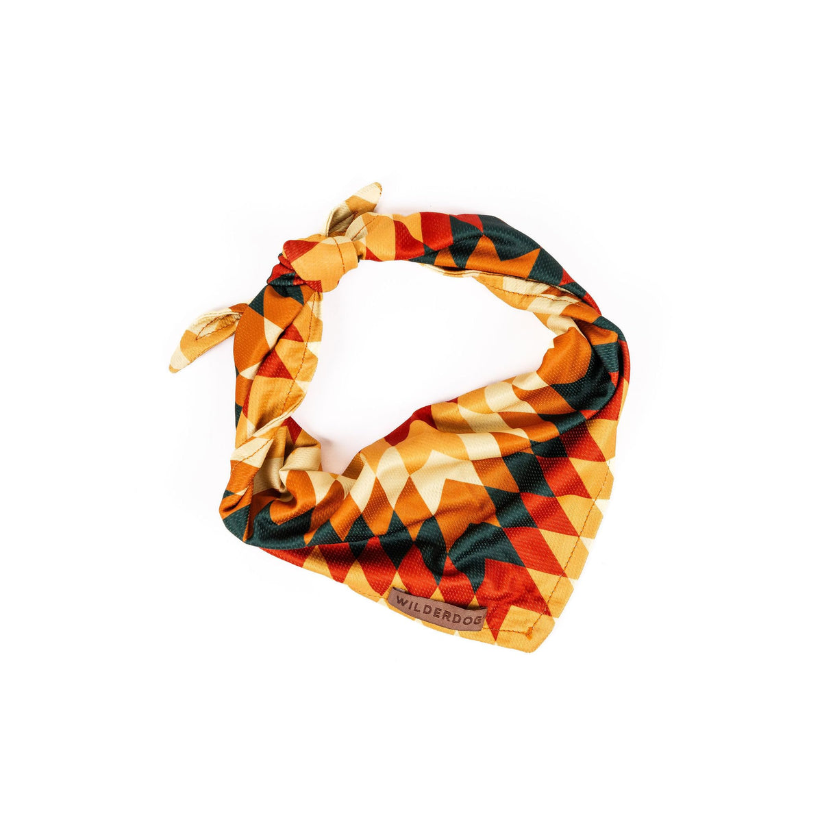Wilderdog Dog Bandana With Lightweight Quick Drying Poly-Blend Mesh Material In Russet