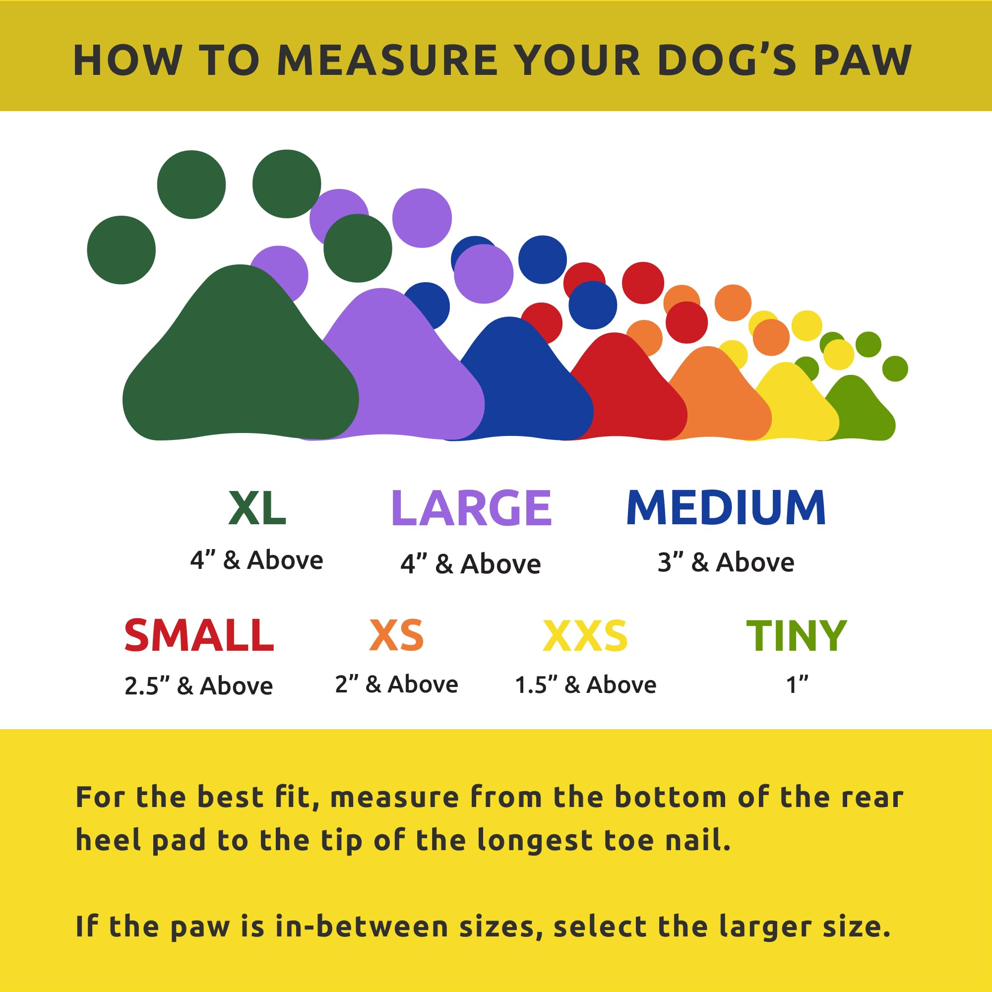 Pawz Rubber Dog Boots For Paws Up To 1 1/2', 12 Pack - All-Weather Dog Booties For Hot Pavement, Snow, Mud, And Rain - Waterproof, Anti Slip Dog Socks - Xx-Small, Black