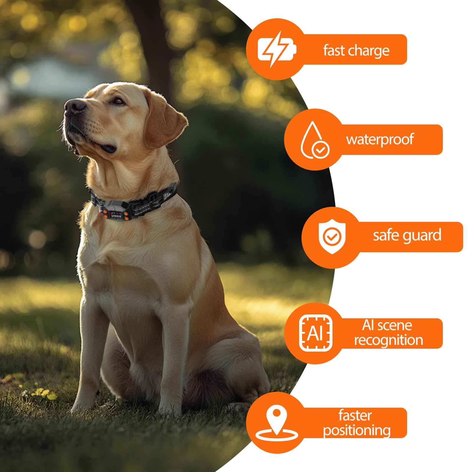 Gps Wireless Dog Fence System Invisible Electric Fence For Dog,Three Modes Adjustable Underground Gps Dog Collar Fence System Ra