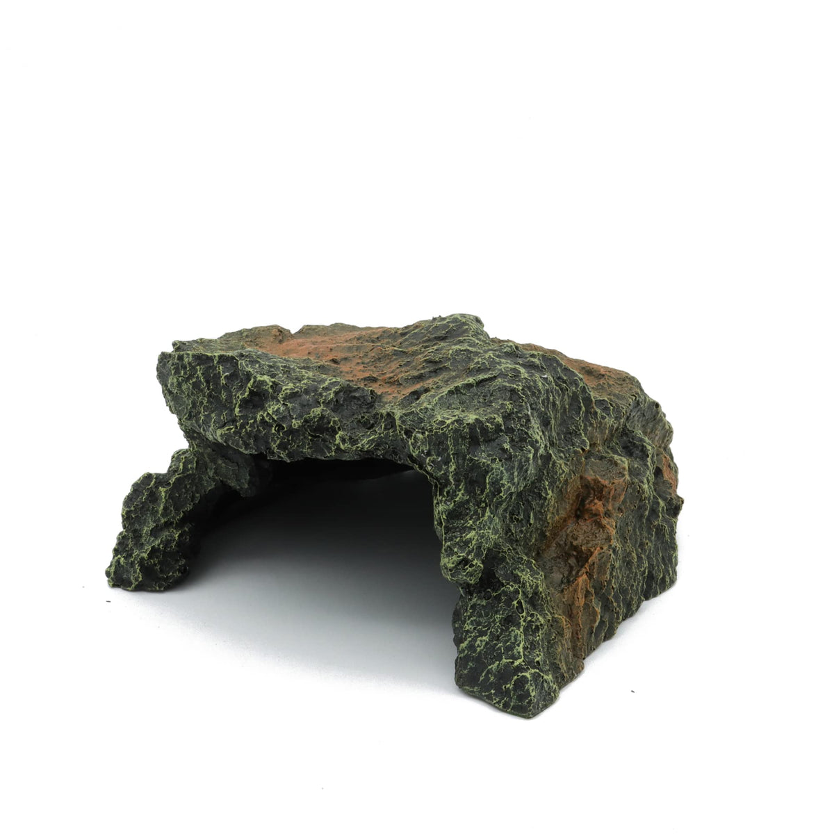 Jihaqua Reptile Rock Hide Cave, Aquarium Habitat Decor Rock Tortoise Hideout For Lizards, Turtles, Reptiles, Amphibians, Fish