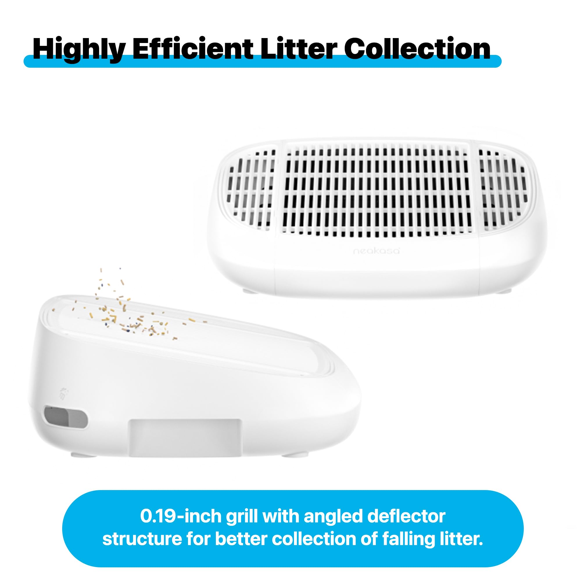 Neakasa Cat Pedal Step Stool With Filter Function, Easy Clean Cat Litter Ramp, Litter Trapper For M1 Open-Top Self Cleaning Cat