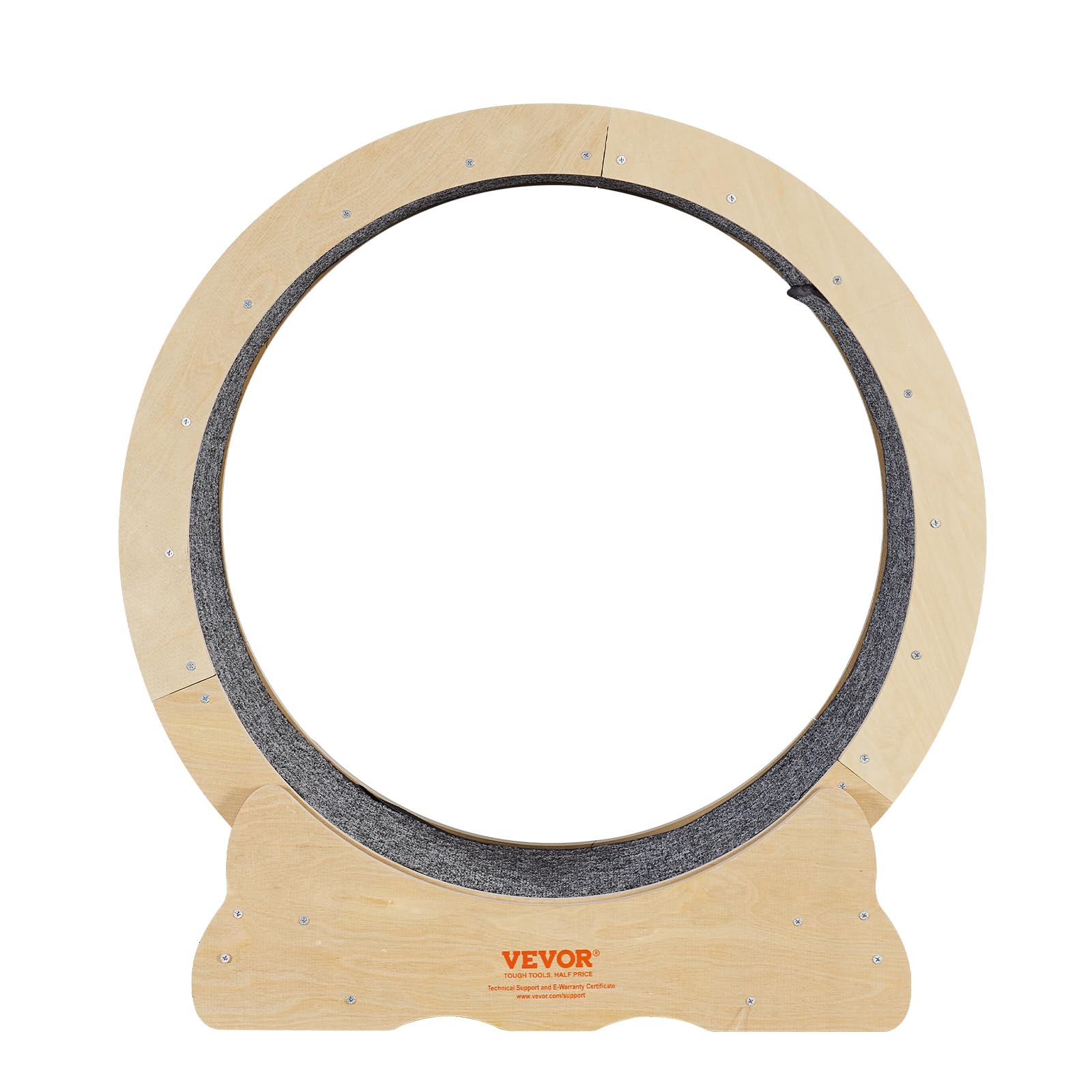 VEVOR Cat Exercise Wheel, Large Cat Treadmill Wheel for Indoor Cats, 29.5 inch Cat Running Wheel with Detachable Carpet and Cat