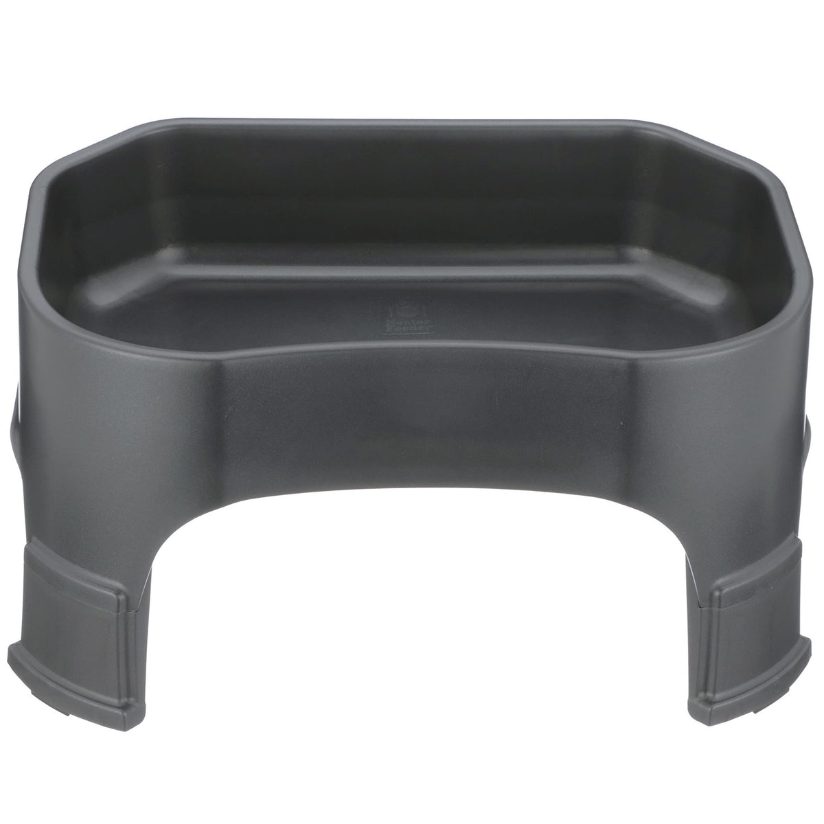 Neater Pet Brands Giant Bowl With Leg Extensions Huge Jumbo Trough Style Dog Pet Water Dish (2.25 Gallons, Midnight Black)