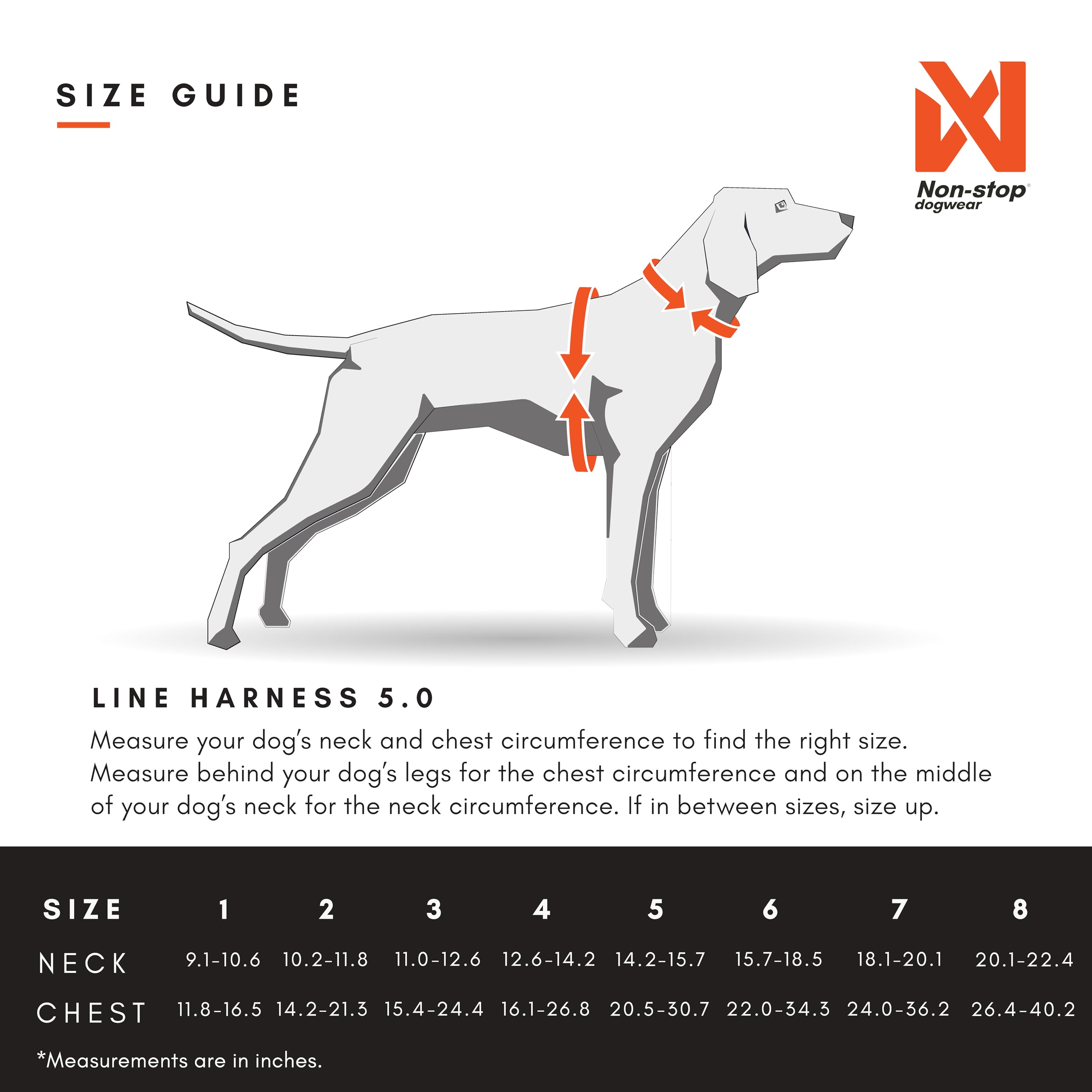 Non-Stop Dogwear Line Harness 5.0, Padded Dog Harness For Small Dogs, Made For Hiking, Sport And Everyday Active Life With 3 Lea