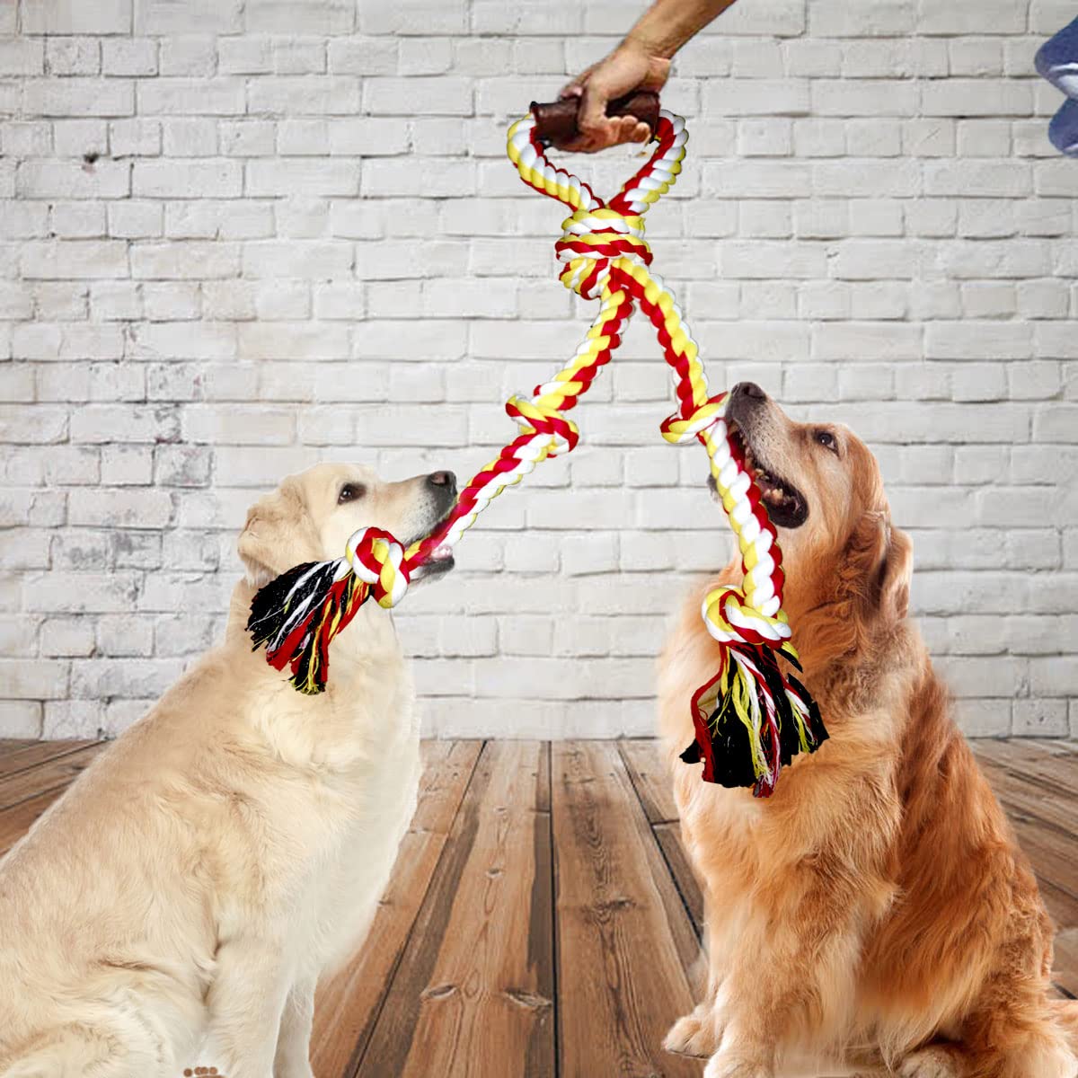 Fejapa Large Dog Rope Toys For Aggressive Chewers - Pitbull Tug Of War, Heavy Duty, Outdoor, Medium To Large Breed, Durable Dog