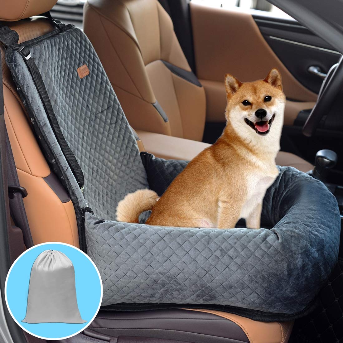 Dog Car Seat Pet Booster Seat Pet Travel Safety Car Seat,The Dog Seat Made Is Safe And Comfortable, And Can Be Disassembled For 