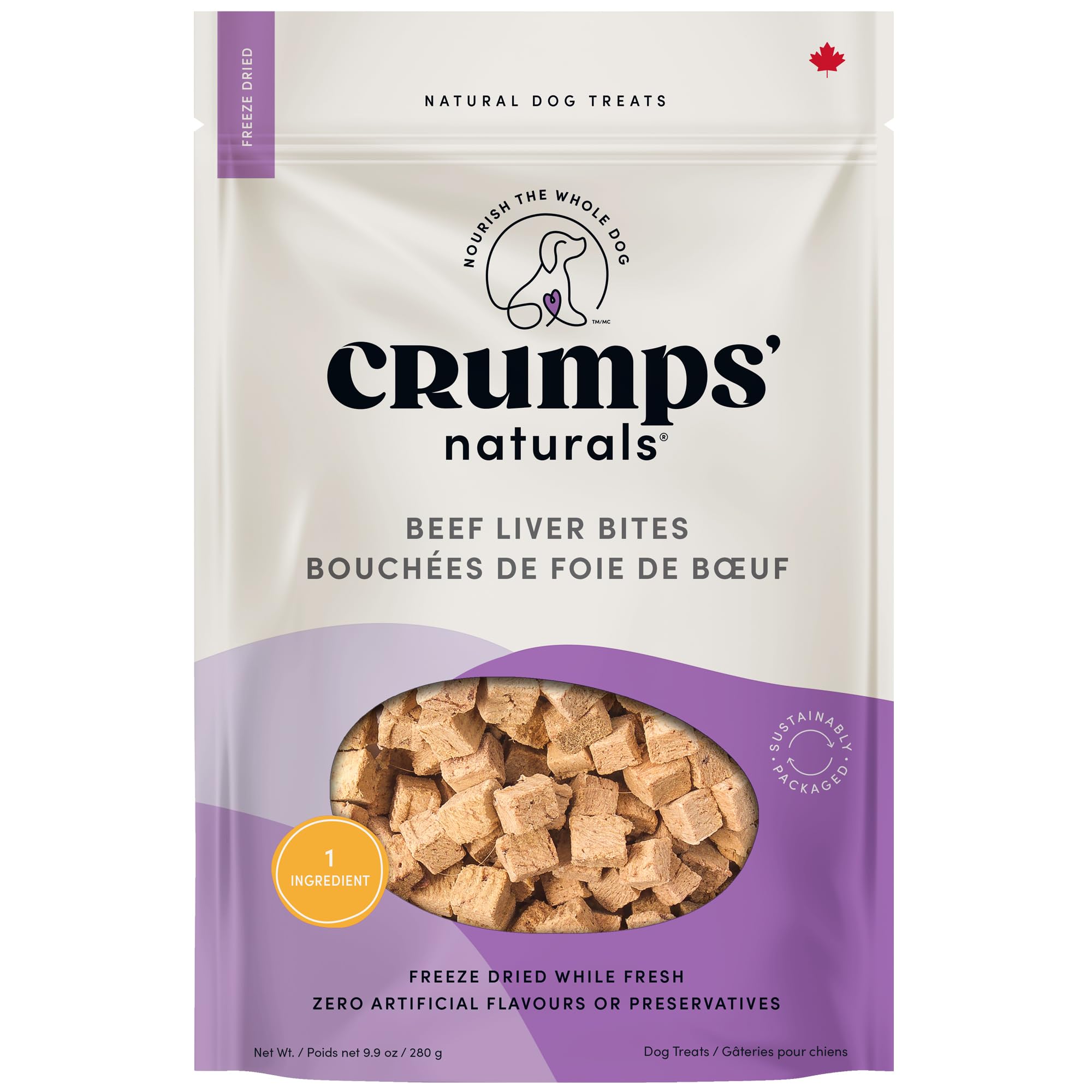Crumps Naturals Beef Liver Bites For Pets, 10-Ounce